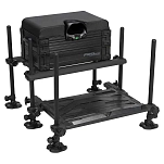 Matrix fishing gmb200 рыболовный ящик с сиденьем F25 Pro Black 100x80x40