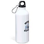 Kruskis MD4049S101C100 Soccer Discipline Алюминиевая бутылка Белая White