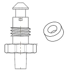 Parker racor racrk30476 Колба фильтра декантера топлива серии FH&FG Clear 10x12x10