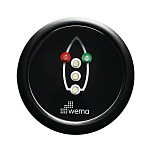 Контрольная панель ходовых огней чёрная Wema IONR-BB 52 мм 12/24 В