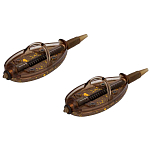 Mikado AMFN01-2L-60B Method Douglas L B Кормушка фидерная прикормочная 2 Единицы Зеленый Brown 60 g