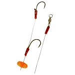 Wizard 79339-801 связанный крючок Monster Surface Livebait Double Braid Catfish Specimen Black / Green 6/0-8/0
