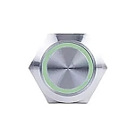 Sierra 11-AV10030G Кнопочный выключатель Halo AV10030 10A Silver / Green