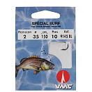 Купить Ragot 730411021 Special Surf Curve 9145BL Связанные Крючки 1.5 m 0.300 mm Голубой 4  7ft.ru в интернет магазине Семь Футов