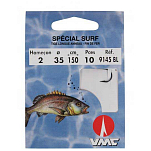 Ragot 730411021 Special Surf Curve 9145BL Связанные Крючки 1.5 m 0.300 mm Голубой 4 