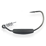 Scratch tackle SRTBL05N40 Body Leaf Техасский Крюк 5g Черный Grey 4/0 