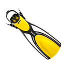 Купить Ласты с открытой пяткой Mares Wave Oh 410017 размер 35-37 серо-желтый 7ft.ru в интернет магазине Семь Футов