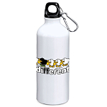 Kruskis MD4049S101K175 Be Different Run 800ml Алюминиевая бутылка Бесцветный White