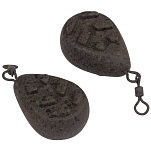 Strategy 008035-00718-00000-00 Flat Pear Grippa Swivel Вести Черный Brown 142 g 