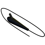 Carp expert 53200070 Big Cast Distance Противозапутывающийся поводок Золотистый Black 70 g