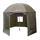 Купить Mikado IS14-P009 зонт 360 Mosquito  Brown 3.00 m 7ft.ru в интернет магазине Семь Футов