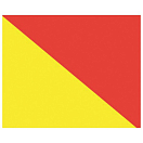 Купить Talamex 27503315 Signal O Желтый  Yellow / Red 30 x 36 cm  7ft.ru в интернет магазине Семь Футов