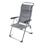 Кемпинговое кресло Kampa Dometic Lusso Milano 9120000499 595 x 1170 x 720 мм серая галька