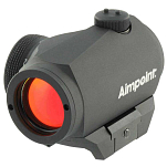 Aimpoint 6216033 Micro H-1 2MOA With Weaver Mount Черный  Black