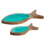 Marine business 22103 поднос Cocoa Fish 2 Единицы Голубой Acqua
