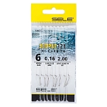 Sele 732108/16 связанный крючок 321 2.00 m 0.160 mm Nickel 8