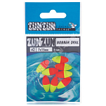 ZunZun 064224 Bobber Oval Competición Пробки Желтый Yellow / Red 2 