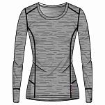 Odlo 110812-10420-S Базовый слой с длинным рукавом Natural 100% Merino Warm Серый Grey Melange / Grey Melange S