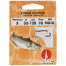 Купить Ragot 211451023 Forged Bronze Short Rod 9408BZ Связанные Крючки 1.2 m 0.240 mm Коричневый 14  7ft.ru в интернет магазине Семь Футов