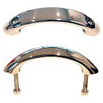 Forniture nautiche italiane 4848017 Руль из нержавеющей стали с болтами Золотистый Silver 170 mm 
