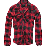 Brandit 4002-41-XXL Рубашка с длинным рукавом Check Черный Red / Black 2XL