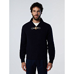 North sails 699821-0802-L Свитер 7Gg Hawl Черный  Navy Blue L