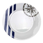 Couleurmer 5280480 Marina Плоская тарелка  White / Blue 250 mm