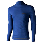 Lenz 294-30-XL Базовый слой с длинным рукавом Merino 6.0 Turtle Neck Голубой Blue XL