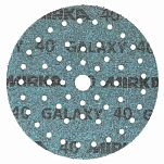 Mirka 465-FY6MF040 Наждачная бумага FY6MF Galaxy Dust Free Multi Fit P40 152.4 mm 50 Единицы Голубой Grey