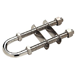 Seachoice 50-33641 Bow Eye Зажим Зажим Серебристый Stainless Steel (13 mm) Thread 120 mm 