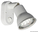 Applique ABS bianca LED a snodo, 13.866.80