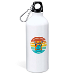 Kruskis MD4049S101C158 Dont Be Afraid Бутылка для воды 800ml Белая White