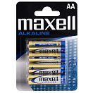 Купить Maxell 47011185 BL.4 AA L406-B4 Щелочные батареи 4 единицы Золотистый Black / Blue 7ft.ru в интернет магазине Семь Футов