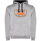 Купить Kruskis SU1067065802C075 Толстовка с капюшоном Fresh Crab Two-Colour Серый Heather Grey / Black 3XL 7ft.ru в интернет магазине Семь Футов