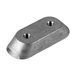 Цинковый анод Tecnoseal 01402 62x25x14мм пластинчатый для двигателей Honda BF 2-15лс