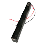 Euroconnex 3446 3446 6xR6 Cable Держатель Батареи Серебристый Black