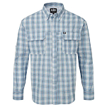 Gill 1113-BLU40-L Рубашка с длинным рукавом Overton Голубой Blue Chjeck L