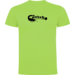 Kruskis CA65500528K039 Футболка с коротким рукавом Catfish Зеленый Light Green 2XL