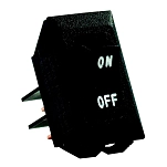 Jr products 342-12595 Выключатель Labeled On/Off 12V Черный Black
