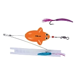 Sele 509833 Мягкая приманка Shin Rat 30g 70 mm Фиолетовый Orange / Blue