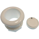 Goldenship GS30321 GS30321 Сквозь корпус шпигата Белая White 42 x 45 mm 
