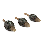 Matrix fishing GLD016 Inline Pellet Bomb Вести  Grey / Green 10 g