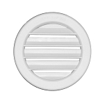 Vecam 3333118 Nylon Круглая вентиляционная решетка Бесцветный White 90 mm 