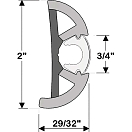 Купить Taco metals 236-V119990WCM802 Руб Рейл Flex 80´ Белая  White 7ft.ru в интернет магазине Семь Футов