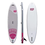 Nsp noxy1001 Надувная доска для падлбординга O2 Lotus FS 10´6´´ Aqua / White 85x35x45 320 cm