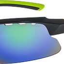 Спортивные очки GOG Faun / Black-Green / Green Lens, e579-3