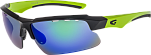Спортивные очки GOG Faun / Black-Green / Green Lens, e579-3