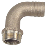 Perko 9-0063DP6PLB 90° Шланговый адаптер Серый  Grey 1´´ 