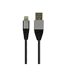 Купить Muvit TGUSC0004 USB-кабель к Lightning MFI 2.4A 2 M Черный Grey 7ft.ru в интернет магазине Семь Футов