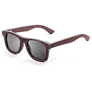 Купить Ocean sunglasses 54001.6 Солнцезащитные очки Venice Beach Skate Wood Dark Brown Blue / Smoke New/CAT3 7ft.ru в интернет магазине Семь Футов
